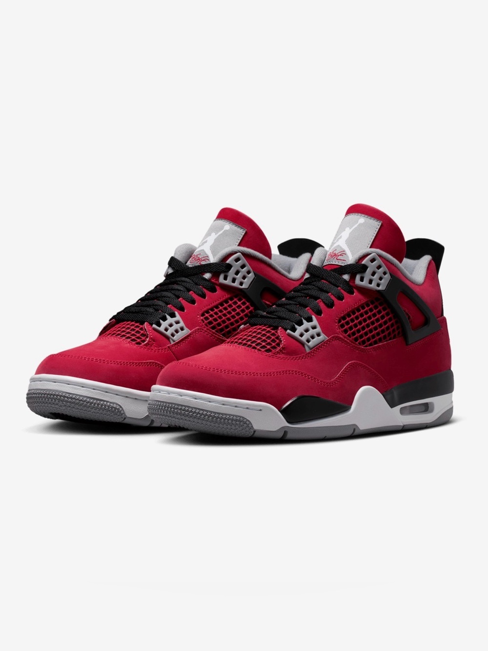 Nike Air Jordan 4 in Red, Black and Grey. Size 11.5